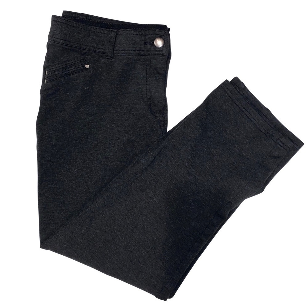 Style & Co. Julie Straight Stretch Dress Pant Office Essential Black Size 14